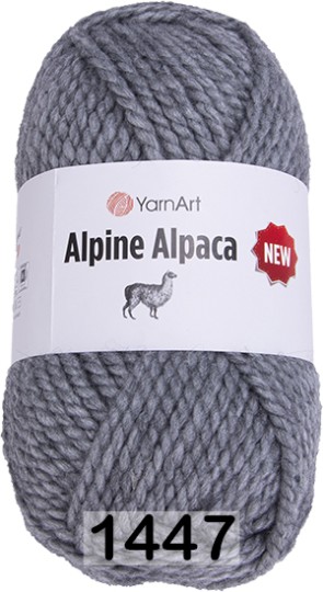 Пряжа YarnArt Alpine Alpaca New 1447 св.серый