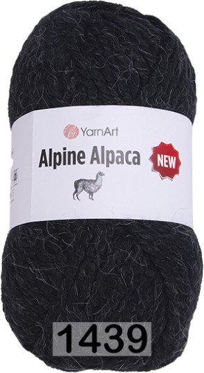 Пряжа YarnArt Alpine Alpaca New 1439 т.серый