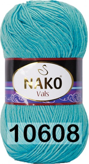 Пряжа Nako Vals 10608 БИРЮЗОВЫЙ
