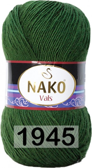 Пряжа Nako Vals 01945 горькая зелень