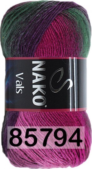 Пряжа Nako Vals 85794 КОЛИБРИ