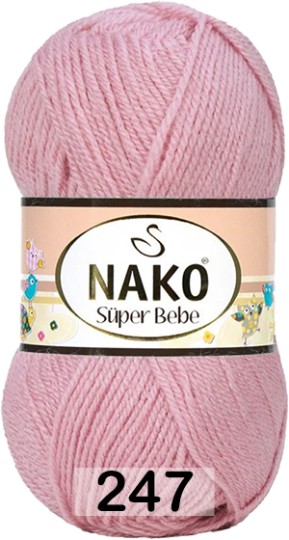 Пряжа Nako Super Bebe 00247 пюсовый