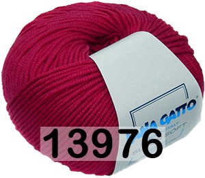 Пряжа Lana Gatto Super Soft 13976 ЯГОДНЫЙ