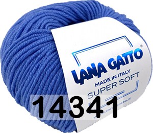 Пряжа Lana Gatto Super Soft 14341 аквамарин