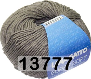 Пряжа Lana Gatto Super Soft 13777 серо.бежевый