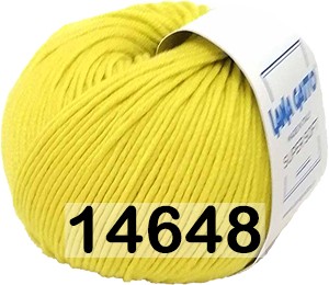 Пряжа Lana Gatto Super Soft 14648 ярко желтый