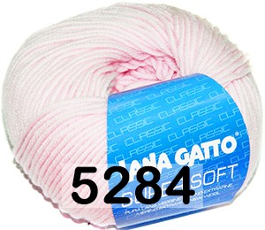 Пряжа Lana Gatto Super Soft 05284 св. розовый