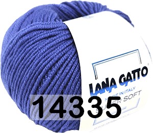 Пряжа Lana Gatto Super Soft 14335 т.аквамарин