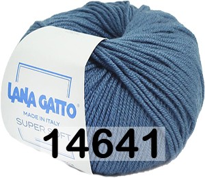 Пряжа Lana Gatto Super Soft 14641 джинс