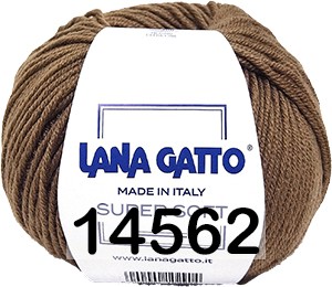 Пряжа Lana Gatto Super Soft 14562 т.бежевый