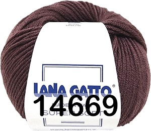 Пряжа Lana Gatto Super Soft 14669 т.виноград