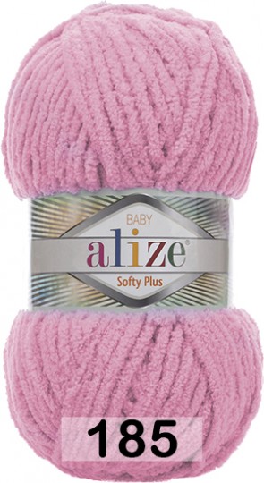 Пряжа Alize Softy Plus 185 розовый