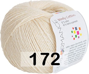 Пряжа Performance WOOLY COTTON 172 МОЛОЧНЫЙ