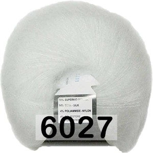 Пряжа Lana Gatto Silk Mohair 6027 белый