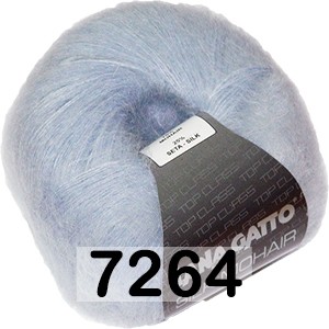 Пряжа Lana Gatto Silk Mohair 7264 небесно-голубой