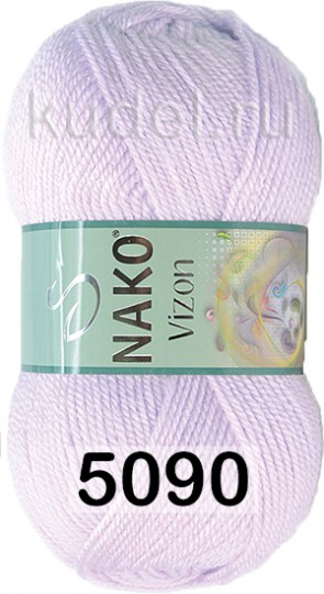 Пряжа Nako Vizon 05090 СВ.СИРЕНЬ