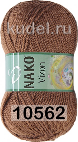 Пряжа Nako Vizon 10562 ЛУКОВИЧНАЯ ШЕЛУХА
