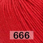 Пряжа Сеам Lana Fresco 666 КРАСНЫЙ