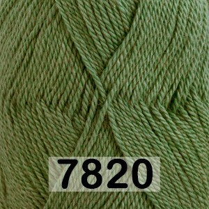 Пряжа Drops Babyalpaca Silk 7820 зеленый