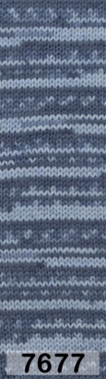 Пряжа Alize Superwash Comfort Socks 7677 т.синий. голубой