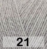 Пряжа Alize Superwash Comfort Socks 21 серый меланж