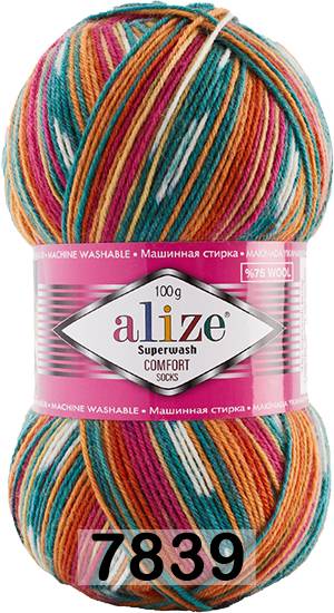 Superwash 100 Alize (Superwash comfort socks)