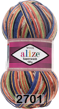 2701 ЗЕЛ.КРАСН.ОРАНЖ.СИНИЙ