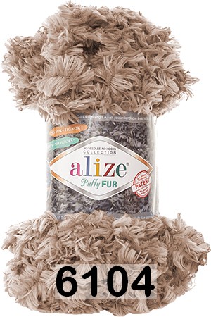 Пряжа Alize Puffy Fur 6210 