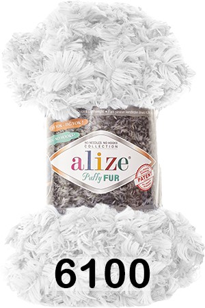 Пряжа Alize Puffy Fur 6210