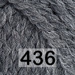 Пряжа YarnArt alpine alpaca 436 серый
