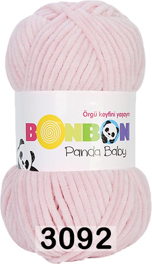 Пряжа Nako Bonbon Panda Baby 3092 св.бегония