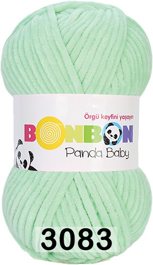 Пряжа Nako Bonbon Panda Baby 3083 мята