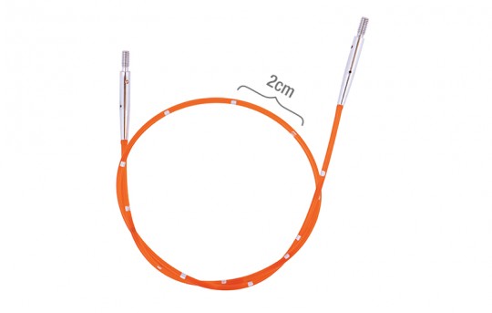 Тросик для съемных спиц Smartstix /42176/длина 94см (готовая длина спиц 120см). оранжевый