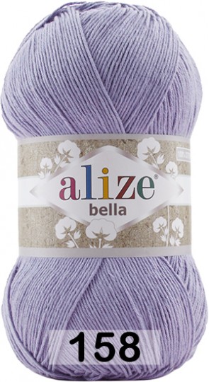 Пряжа Alize Bella 100 158 лаванда
