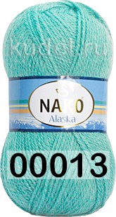 Пряжа Nako Alaska 00339 ярко голубой