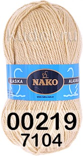 Пряжа Nako Alaska 00219 св.бежевый