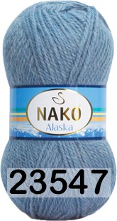 Пряжа Nako Alaska 23547 джинсовый меланж