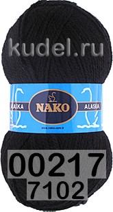 Пряжа Nako Alaska 00217 черный