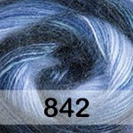 Пряжа YarnArt angora active 842 синий голубой-белый