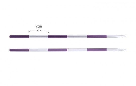 Спицы съемные Smartstix /42124/3.75мм для длины тросика 28-126см. серебристый/аметистовый (фиолетовый)