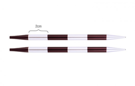 Спицы съемные Smartstix /42129/6мм для длины тросика 28-126см. серебристый/фиолетовый бархат