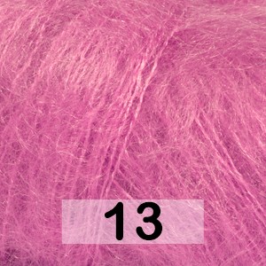 Пряжа Drops Kid-silk Uni Colour 13 розовый