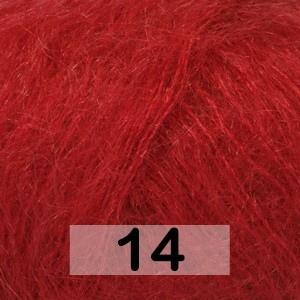 Пряжа Drops Kid-silk Uni Colour 14 красный