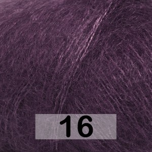 Пряжа Drops Kid-silk Uni Colour 16 т.фиолетовый