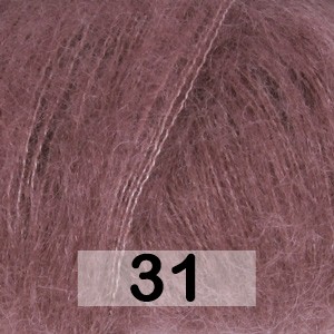 Пряжа Drops Kid-silk Uni Colour 31 розовато-лиловый