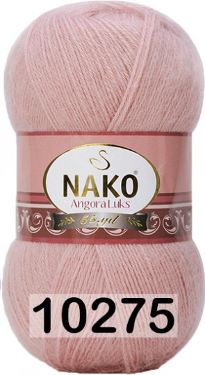 Пряжа Nako Angora Luks 10275 св. розовый купить в Москве, цены в интернет-магазине Yarn-Sale