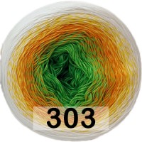 303 БЕЛ.ЖЕЛТ. ОРАНЖ.ЗЕЛЕН.