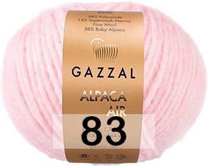 Пряжа Gazzal Alpaca Air