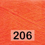 Пряжа YarnArt Angora Star 206 оранжевый