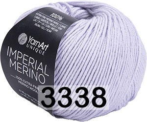 Пряжа Yarnart Imperial Merino 3338 серый